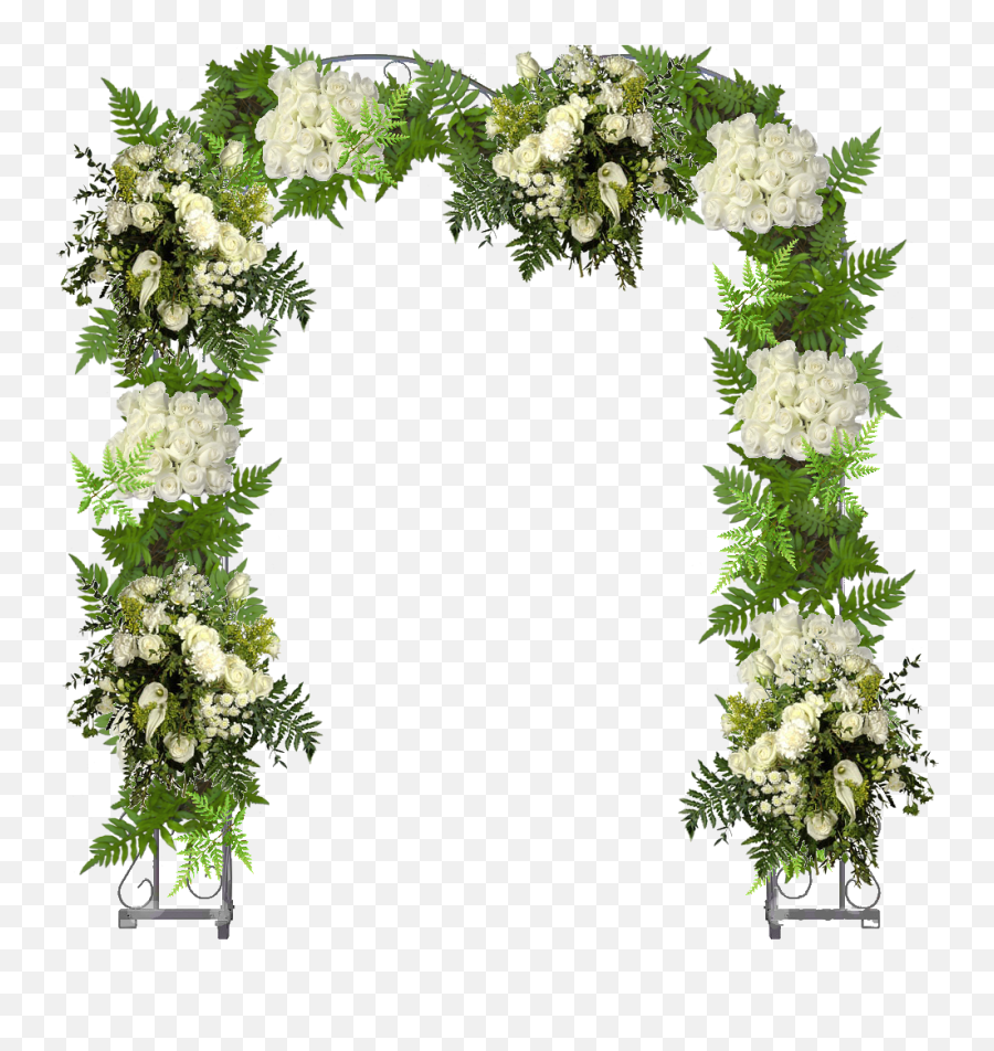 Share The Story - Flower Arch Wedding Png Transparent Transparent Floral Arch Png Emoji,Wedding Flowers Clipart