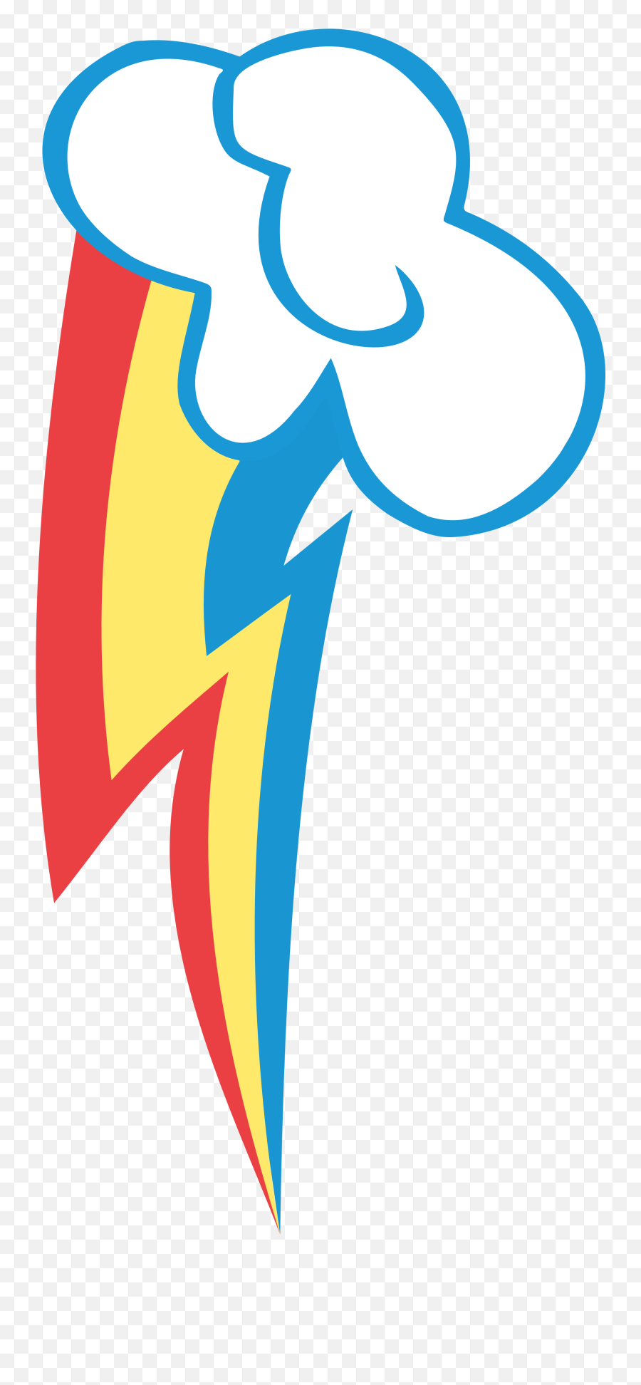 Rainbow Dash My Little Pony Cutie Mark Crusaders - Lightning Png Clipart Rainbow Dash Cutie Mark Emoji,Rainbow Dash Transparent