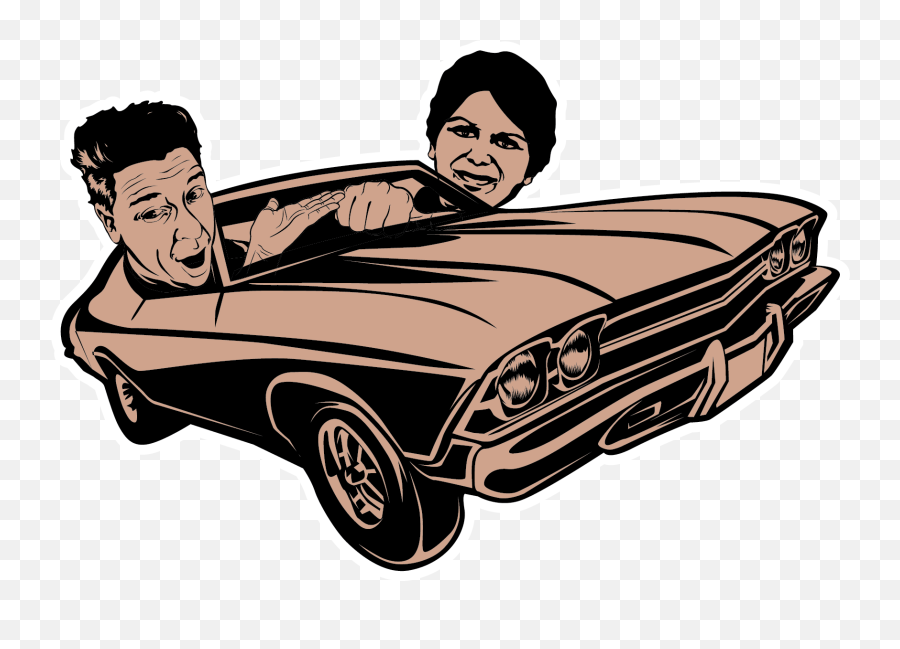 Jota E La Gurl Podcast Logo Hank Padilla Design - Car Podcast Logo Emoji,Podcast Logos
