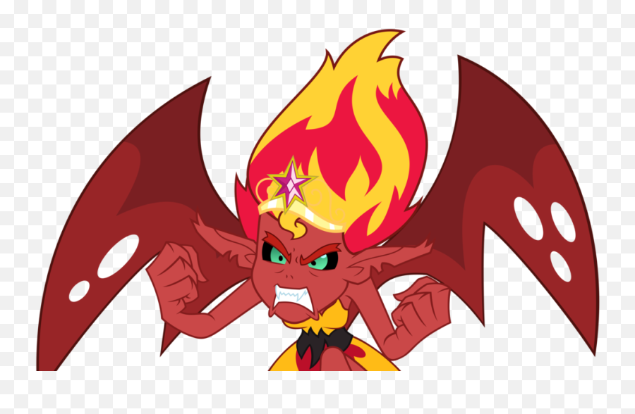 Download Hd Satan Clipart Animated - Sunset Shimmer Demon Demon Mlp Eg Sunset Shimmer Emoji,Sunset Clipart