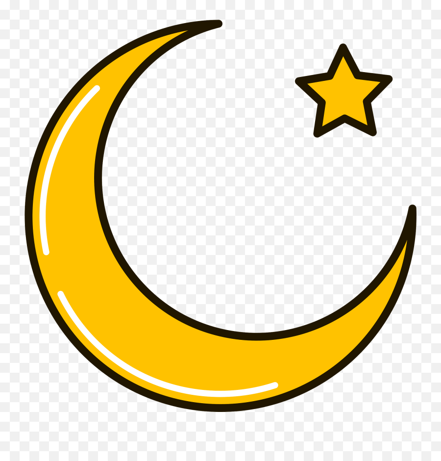 Ramadan Moon Clipart Free Download Transparent Png - Happy Emoji,Moon Clipart