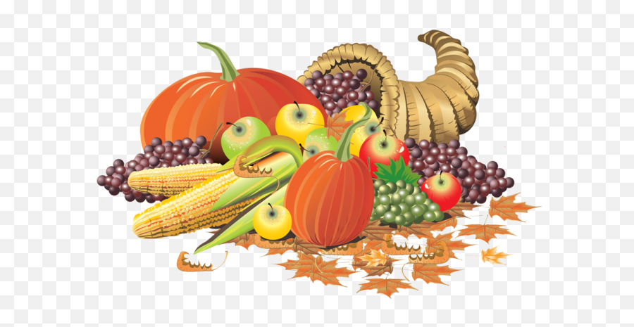 Free Cornucopia Clipart The Cliparts - Happy Thanksgiving Day May All The Good Things Emoji,Cornucopia Clipart