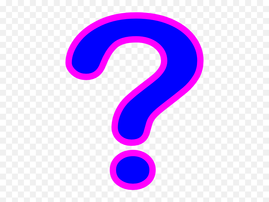 Blue Question Mark Clip Art - Cartoon Transparent Question Mark Emoji,Question Clipart