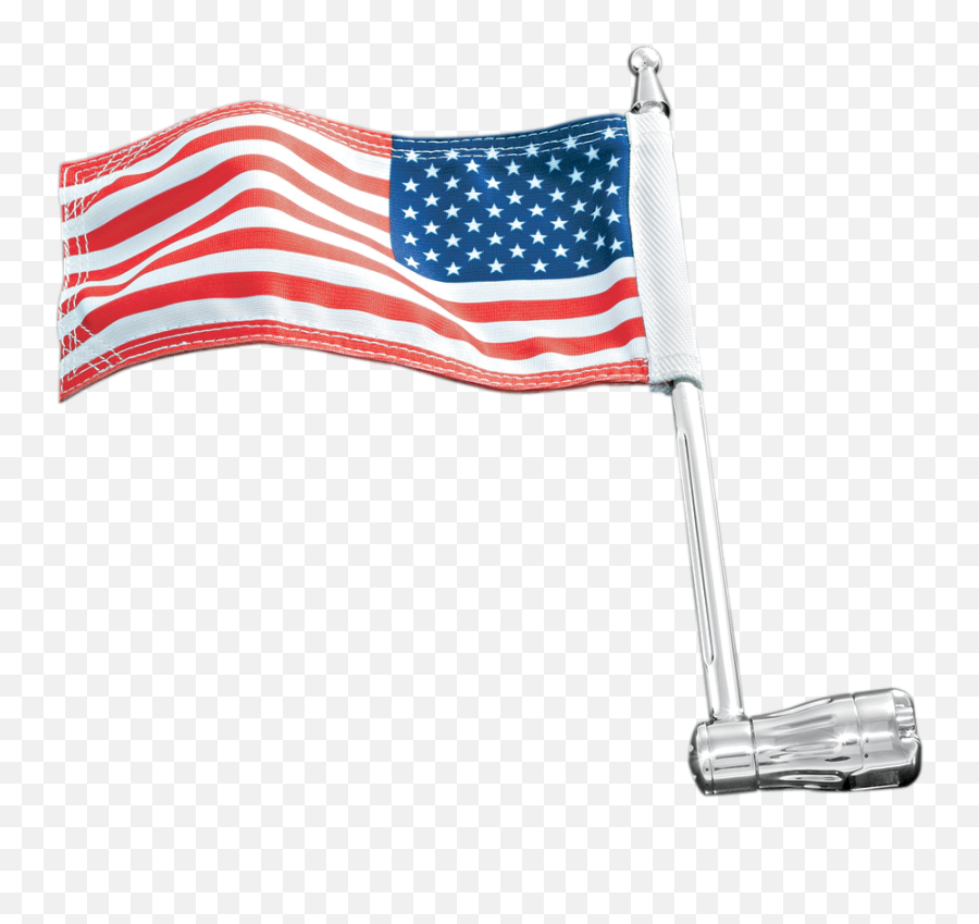 Download Kuryakyn Flag Pole Holder For Luggage Rack Flag Emoji,American Flag On Pole Png