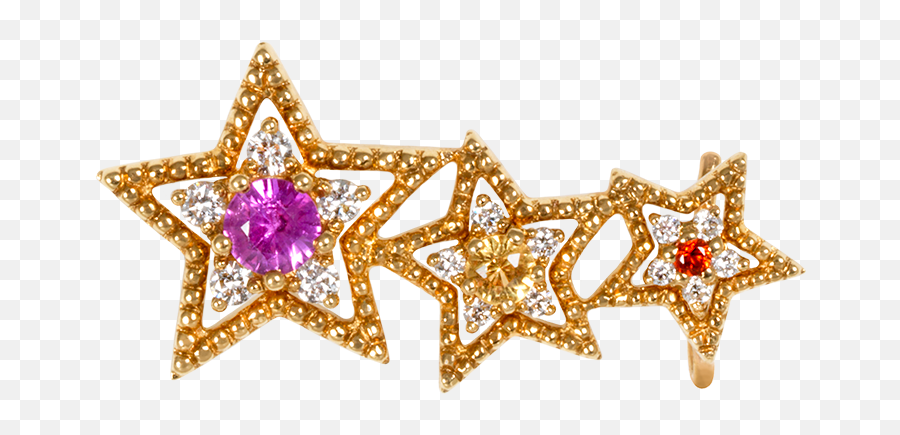 Pink Star Earring Emoji,Pink Star Png