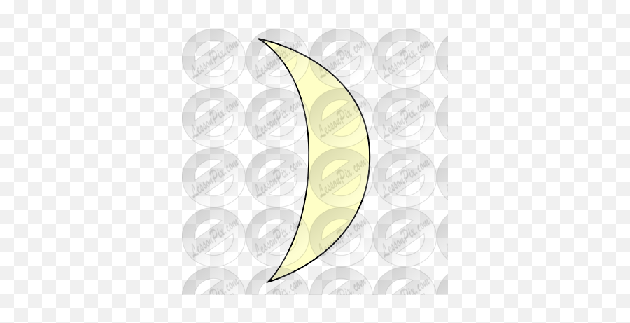Waning Crescent Moon Picture For Classroom Therapy Use - Adem Emoji,Crescent Moon Clipart