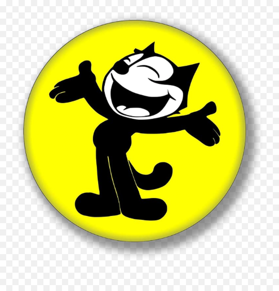Felix The Cat Yellow Buttonamazon Affiliate Link Emoji,Amazon Affiliate Logo