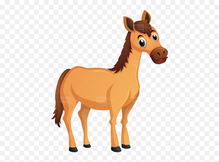 Baby Horse Cartoon Png Free Download - Horse Cartoon Png Emoji,Cartoon Png