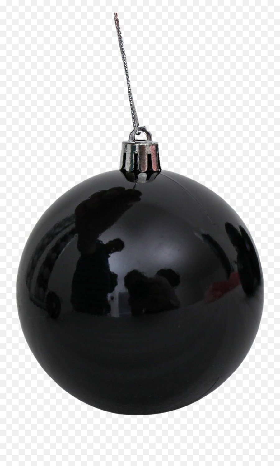 Black Christmas Ball Png Clipart Png M 2831725 - Png Emoji,Christmas Black And White Clipart