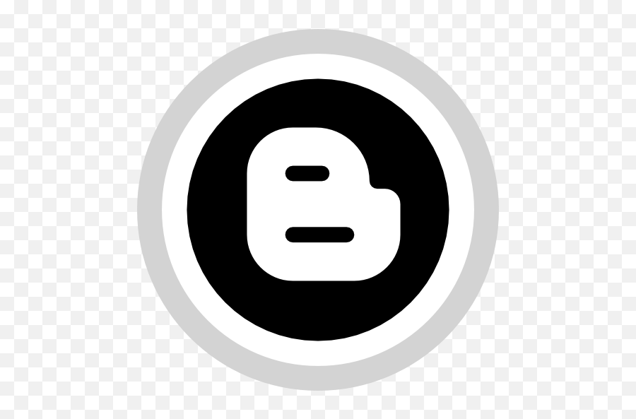 Social Media Logo Blogger Free Icon - Dot Emoji,Blog Logo