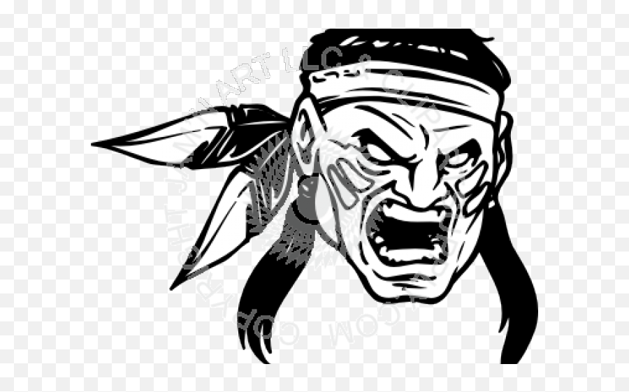 Download Angry Indian Clipart Png Image - Indian Head Clipart Forward Emoji,Indian Clipart