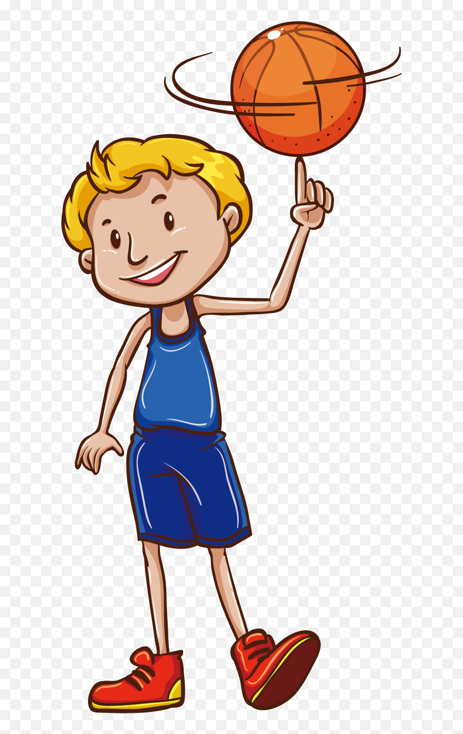 Basketball Player Cartoon Png - Playing Basketball Cartoon Png Emoji,Clipart Basketball