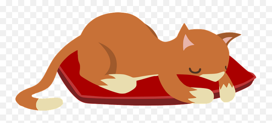 Sleeping Cat Clipart Free Download Transparent Png Creazilla - Clip Art Sleepin Cat Emoji,Clipart - Cat