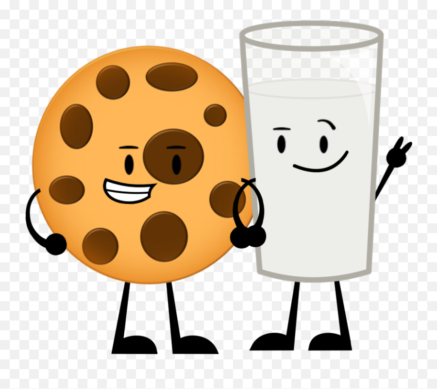 Cookie And Milk - Cartoon Milk Cookies Emoji,Milk Transparent Background