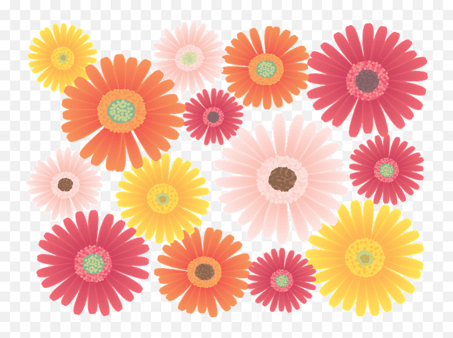 Gerbera Flower - Gerbera Clipart Emoji,Free Floral Clipart