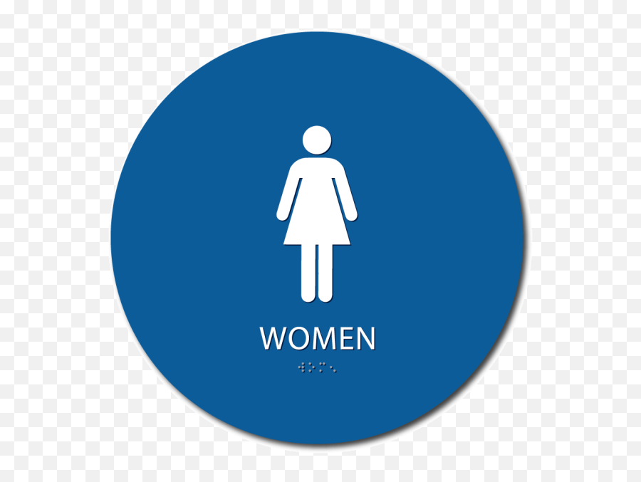 Download Ada Compliant Women Bathroom - Womens Restroom Sign Emoji,Bathroom Sign Png