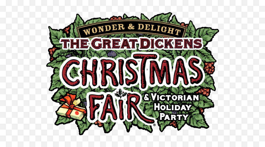 Dickens Fair - Dickens Christmas Fair Logo Emoji,Victorian Logo