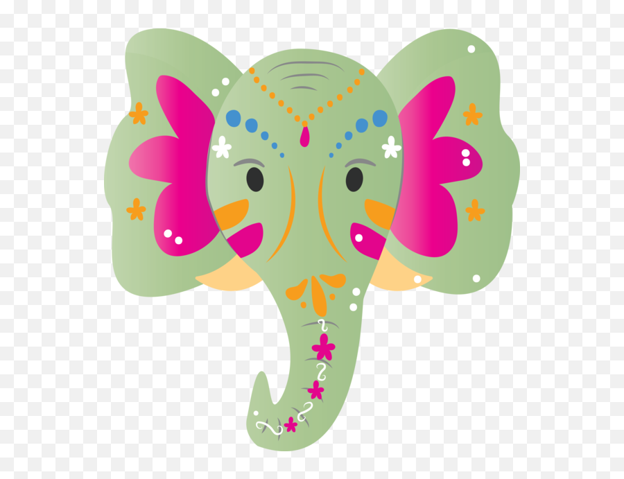 Holi Indian Elephant Pattern Pink M For Happy Holi For Holi Emoji,Indian Elephant Clipart