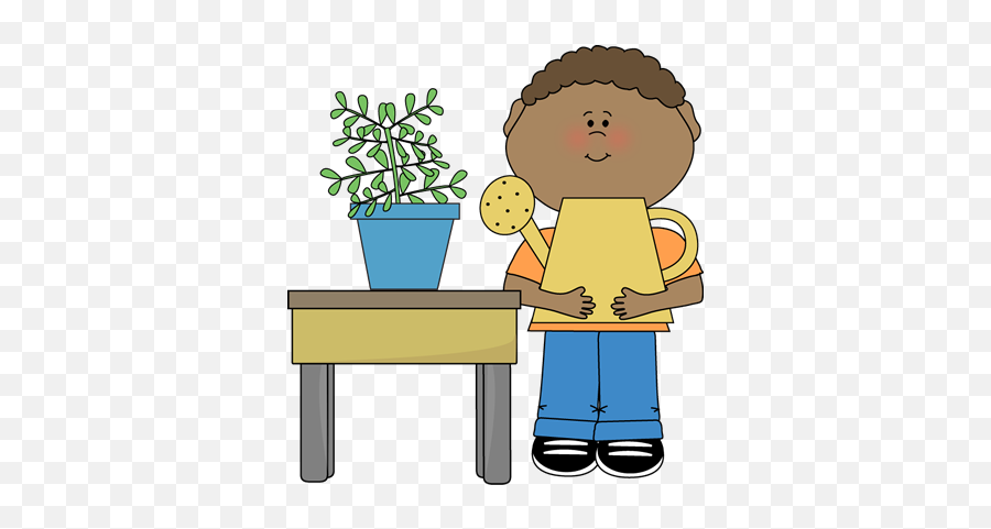 Classroom Job Clip Art - Plant Helper Clipart Emoji,Plants Clipart