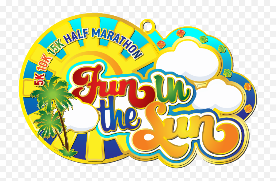 Fun In The Sun 5k 10k 15k Half Marathon - Santa Monica Emoji,Half Sun Png