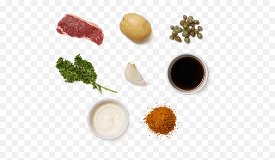 Recipe Seared Steak With Roasted Potatoes U0026 Caper Aioli - Blue Apron Emoji,Blue Apron Logo Png