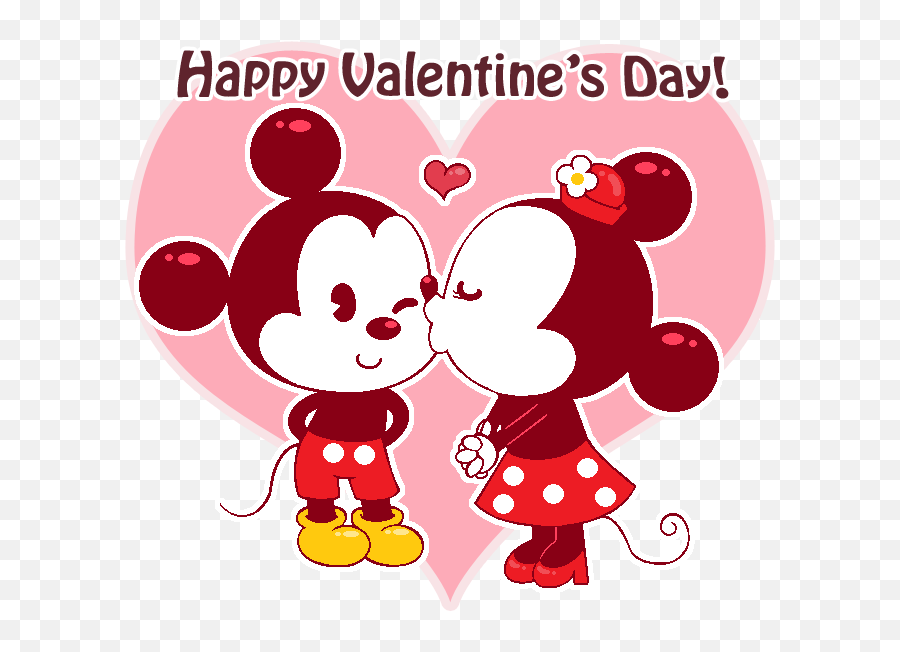 Download Mickey Mouse Clipart Valentineu0027s Day - Happy Mickey And Minnie Valentines Emoji,Mickey Mouse Clipart