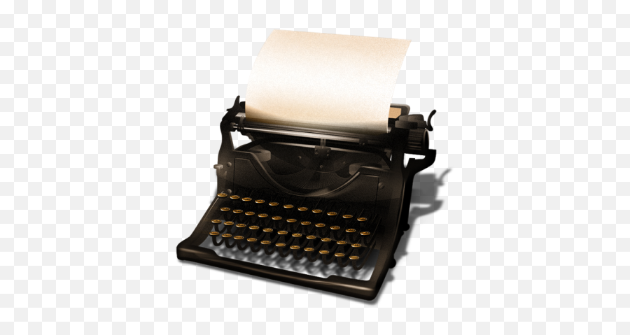 Download Free Png Typewriter Png Clipart - Dlpngcom Old Typewriter Transparent Png Emoji,Typewriter Clipart