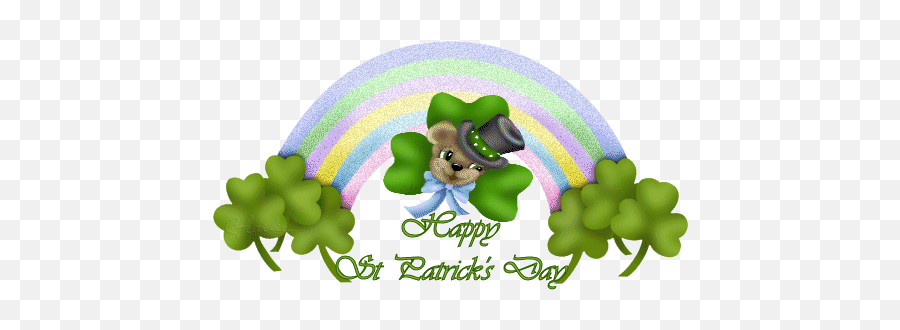 St Patrick Day Messages Sayings And Wishes - Animated Rainbow St Day Emoji,Happy St Patricks Day Clipart