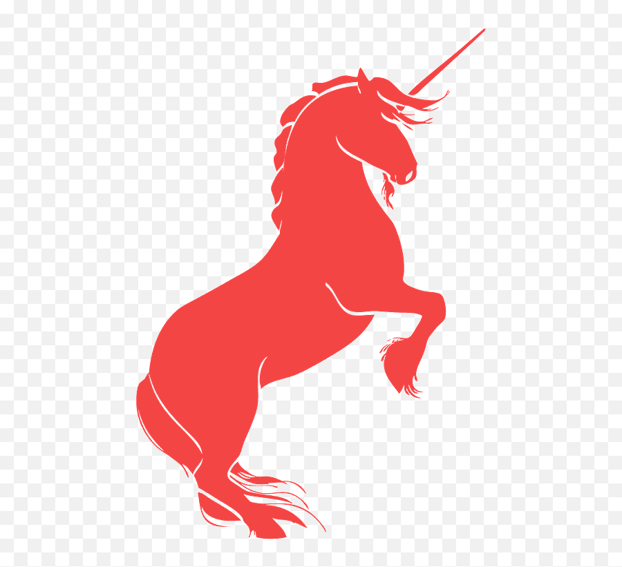 Rearing Unicorn Silhouette - Free Vector Silhouettes Creazilla Scottish Unicorn Emoji,Unicorn Silhouette Png