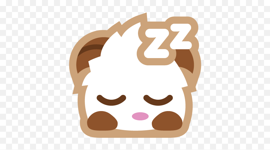 Poro Sticker Sleepy - Sleepy Emoji For Discord,Lol Emoji Png