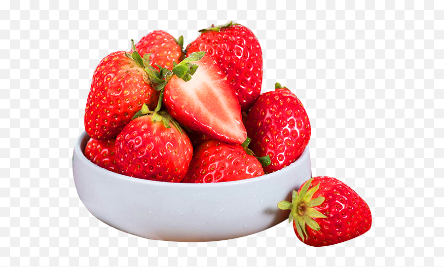 Strawberries In A Bowl Transparent Png - Strawberry In A Bowl Png Emoji,Strawberries Clipart