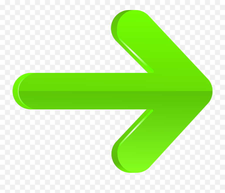 Transparent Green Arrow Clipart - Full Size Clipart 15472 Transparent Right Green Arrow Emoji,Arrow Clipart