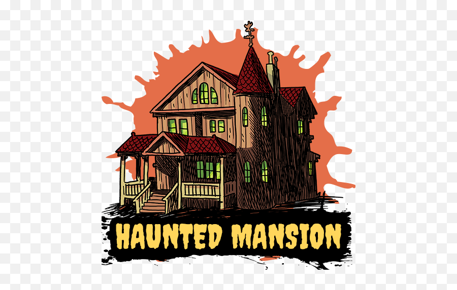 Haunted Mansion - Halloween Decorations Props Language Emoji,Haunted Mansion Logo