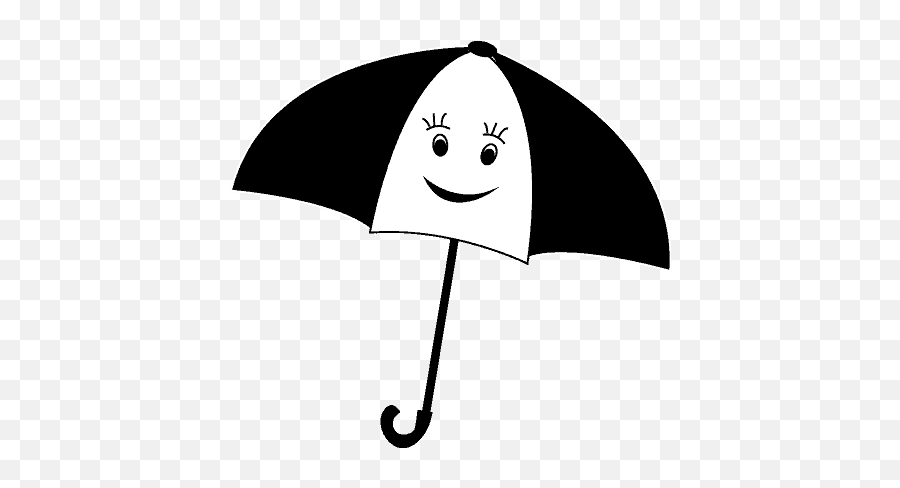 Umbrella Clipart Black And White - Download Now Free Use Emoji,Girls Basketball Clipart Black And White