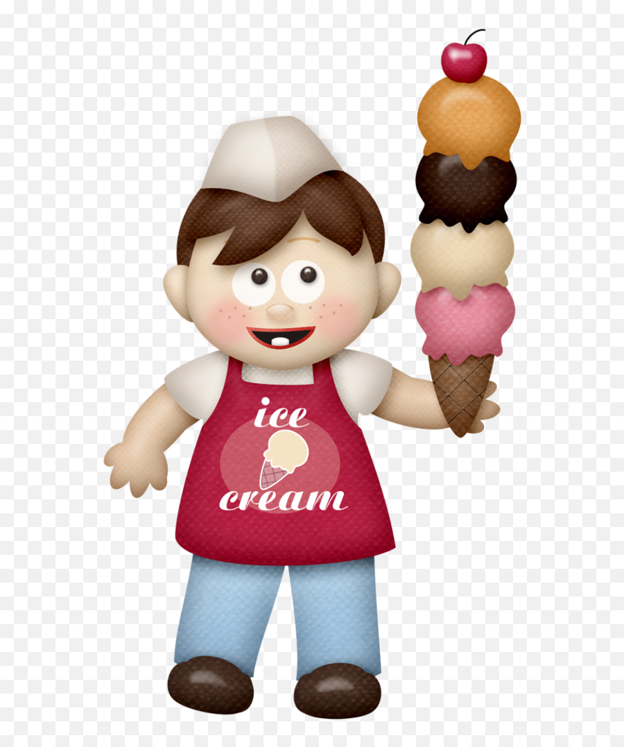 Download B Heladeros Ice Cream Clipart Food Clipart - Dibujo De Heladero Para Niños Emoji,Ice Cream Clipart