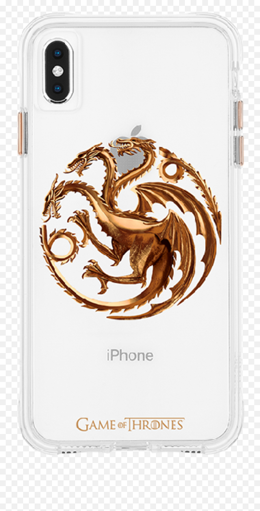 Case - Mate Clear Game Of Thrones House Targaryen Sigil Case Emoji,Game Of Thrones Logo Png