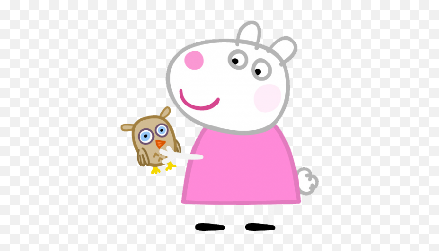 Personagens Peppa Pig Png Transparent - Suzi Sheep Emoji,Peppa Pig Png