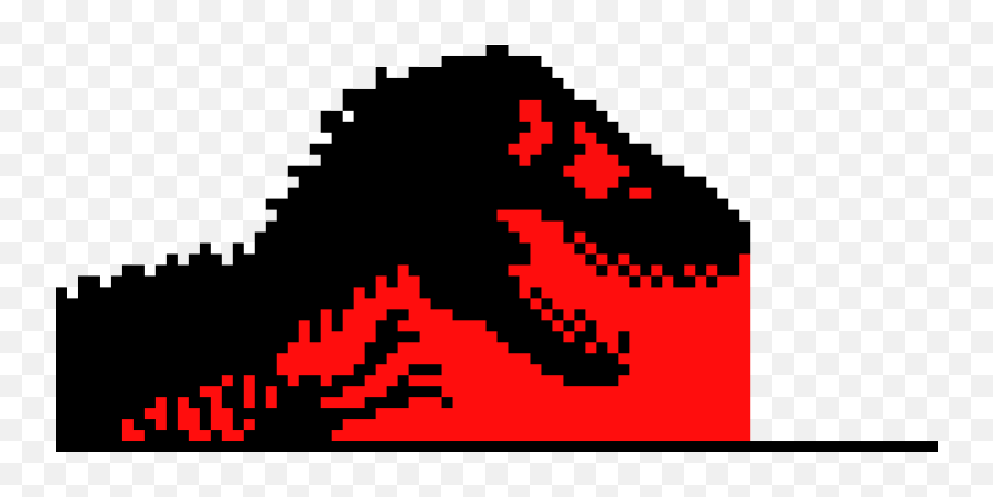 Jurassic Park Logo - Jurassic World Pixel Logo Emoji,Jurassic Park Logo