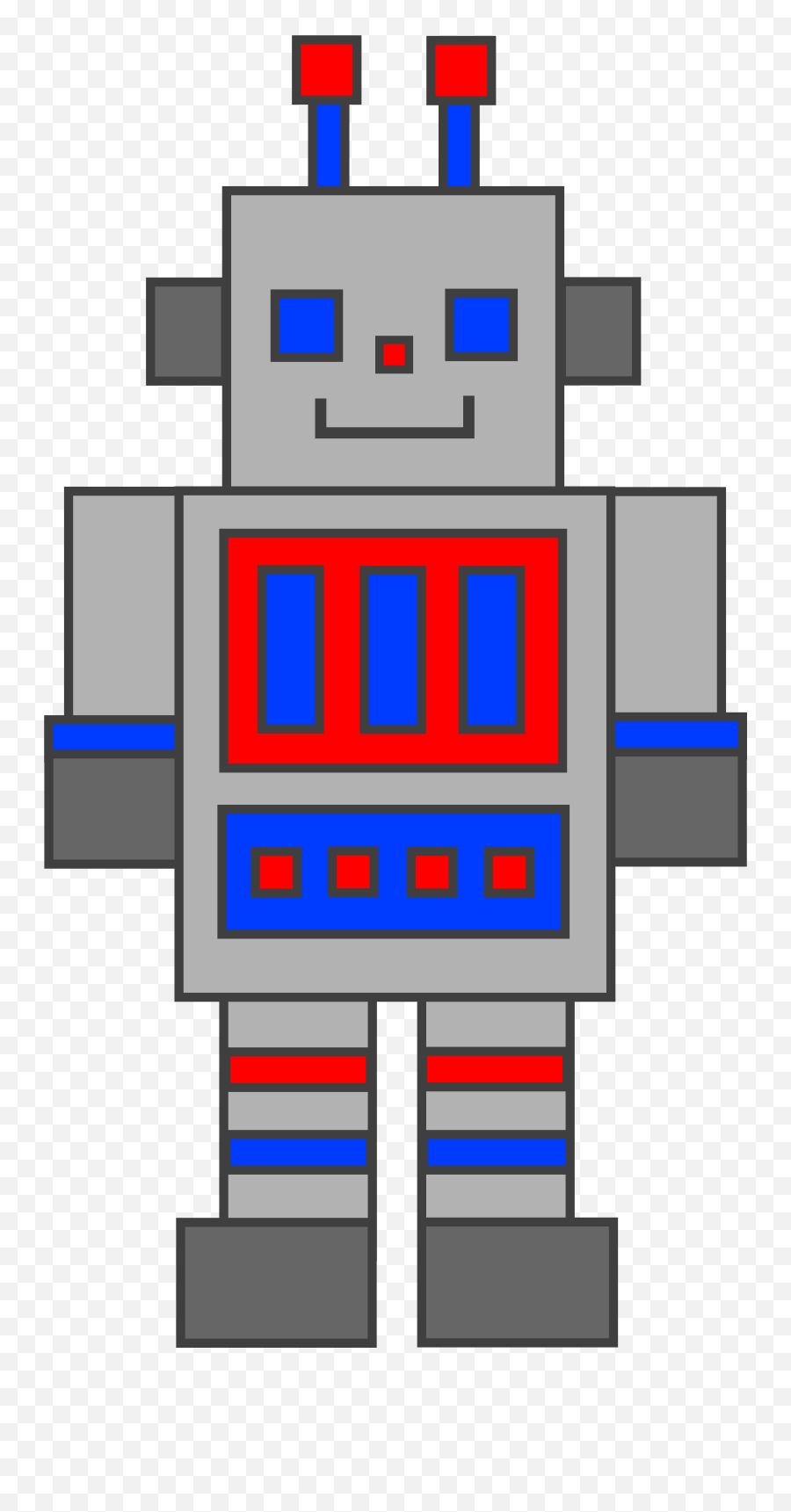 Robot Clipart Robotic - Shape Robot Clipart Emoji,Shape Clipart