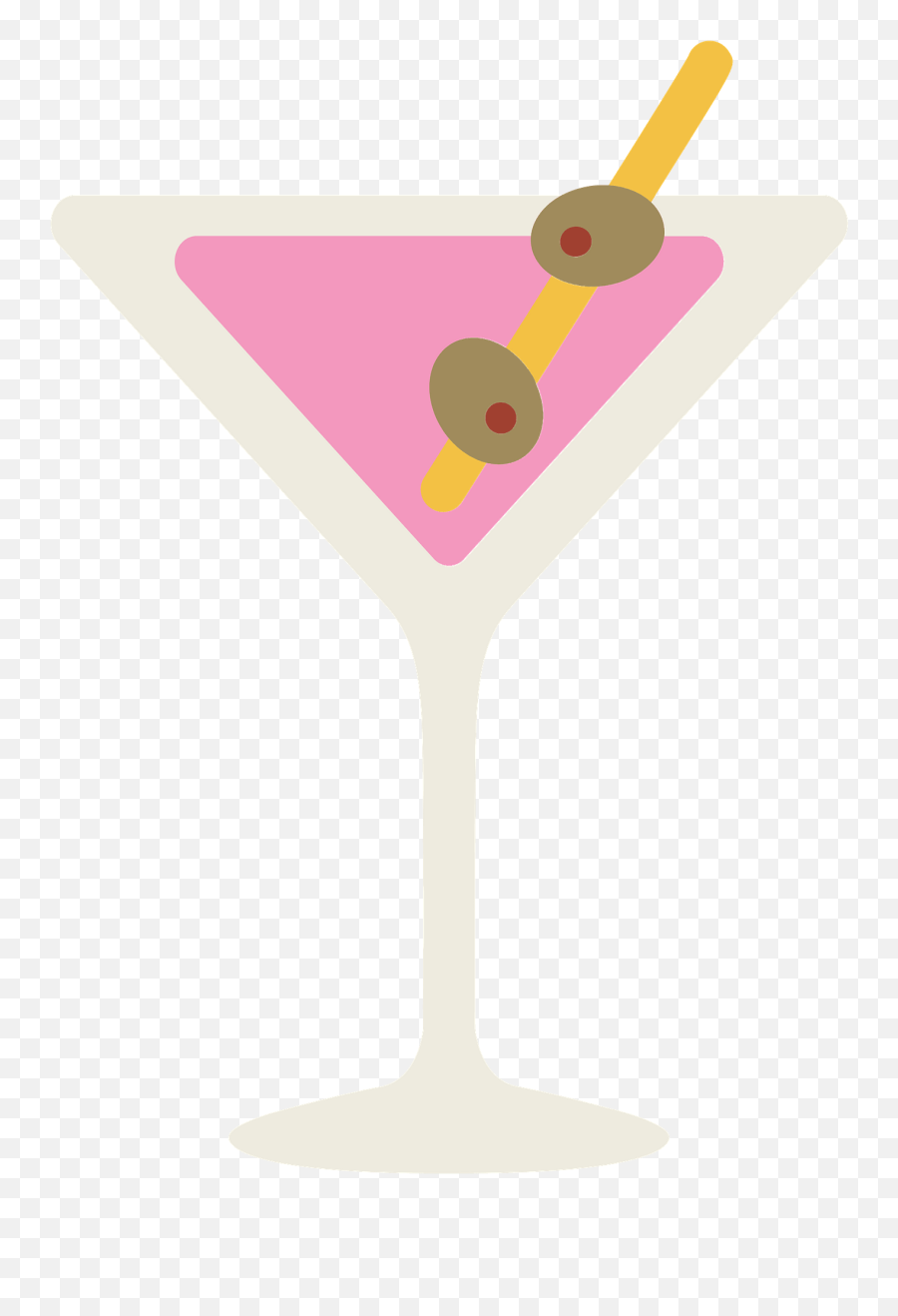 Cocktail Clipart - Martini Glass Emoji,Cocktail Clipart
