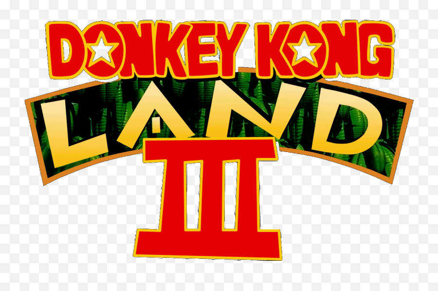 Donkey Kong Land Game Boy - Donkey Kong Land Iii Png Emoji,Donkey Kong Country Logo