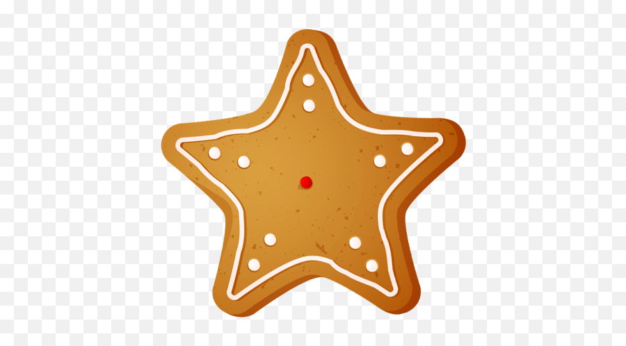 Best Christmas Star Clipart - Star Cookie Png Emoji,Star Clipart