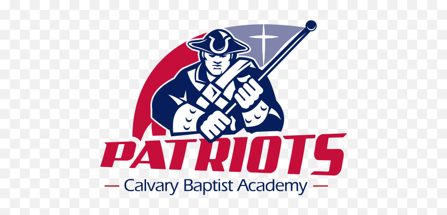 Calvary Baptist Academy Patriots - Patriots Shield American Revolution Emoji,Old Patriots Logo