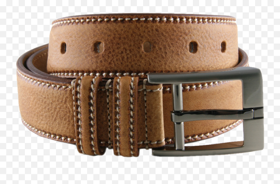 Men Formal Brown Genuine Leather Belt - Leather Belt For Men Png Emoji,Belt Png