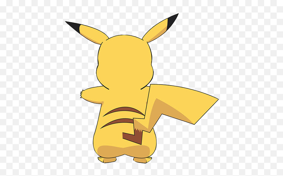 Download This - Pikachu Back Png Emoji,Pikachu Png