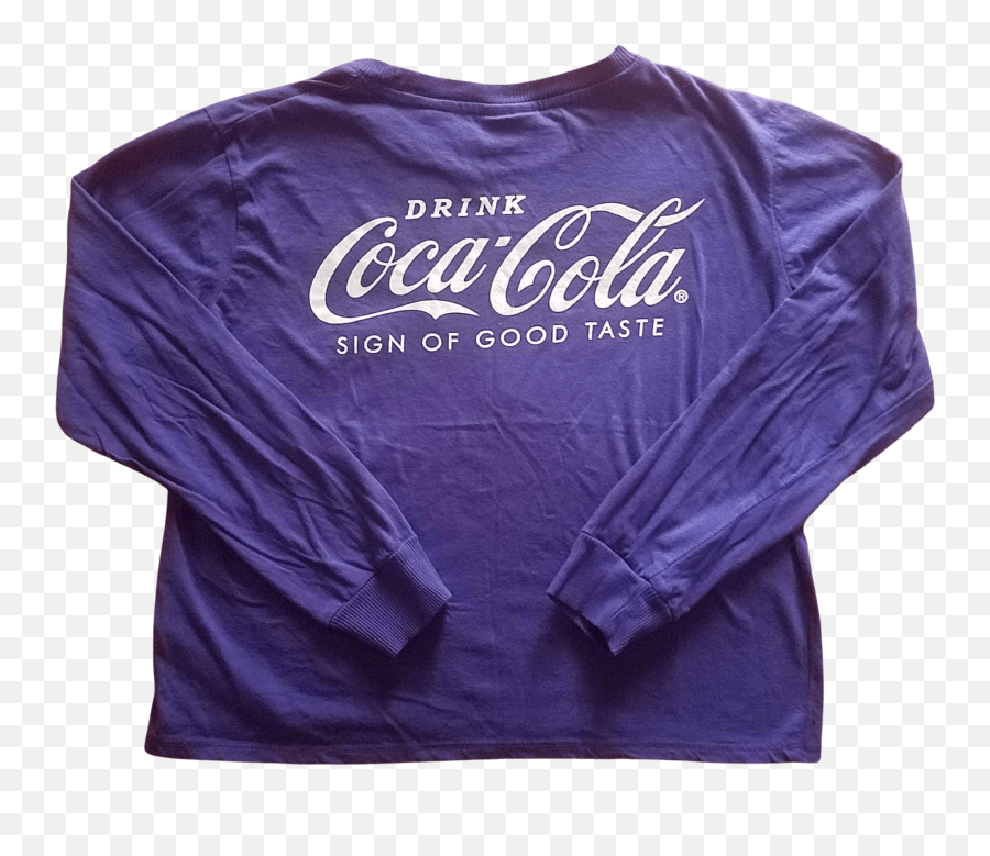 Spell Out Long Sleeve - Coca Cola Tops Emoji,Coco Cola Logo