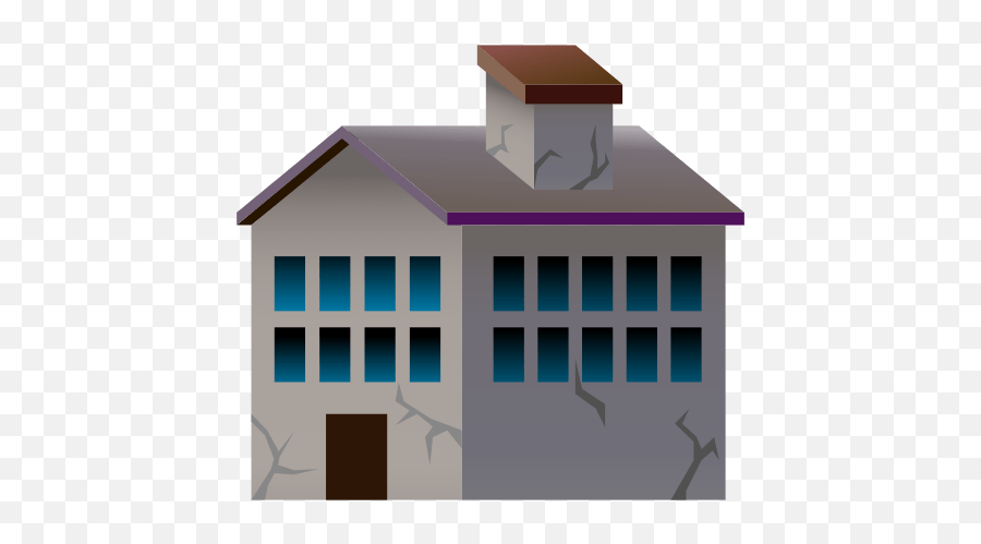 Derelict House Building - Emoji,House Emoji Png