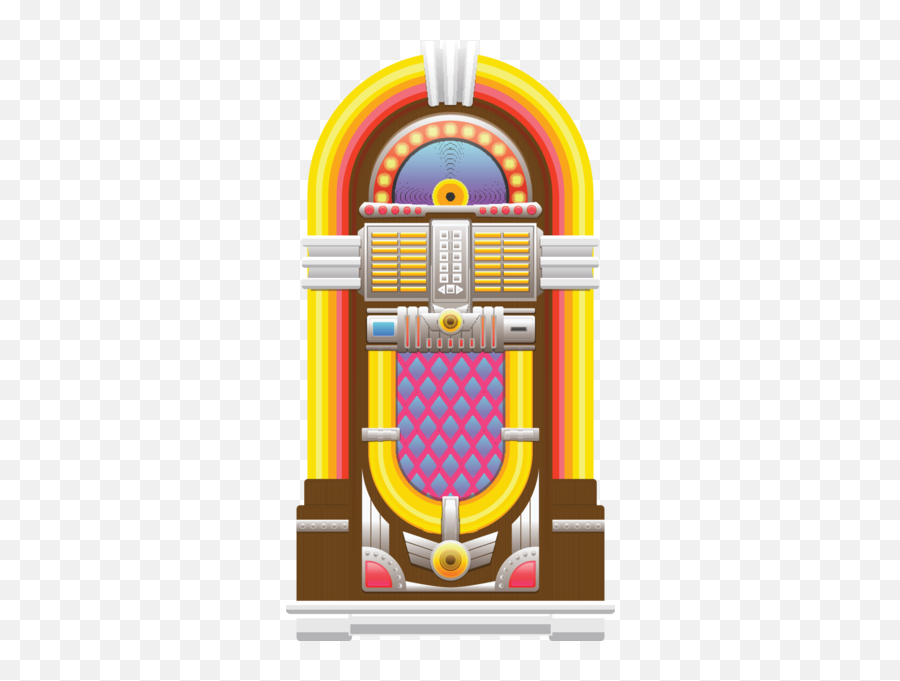 Music Print Jukebox Clip Art - Peru Emoji,Jukebox Clipart