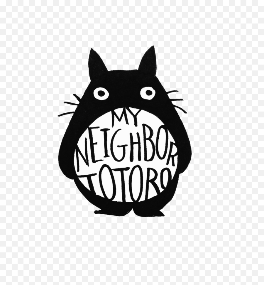 My Neighbor Totoro Logo Emoji,Totoro Logo