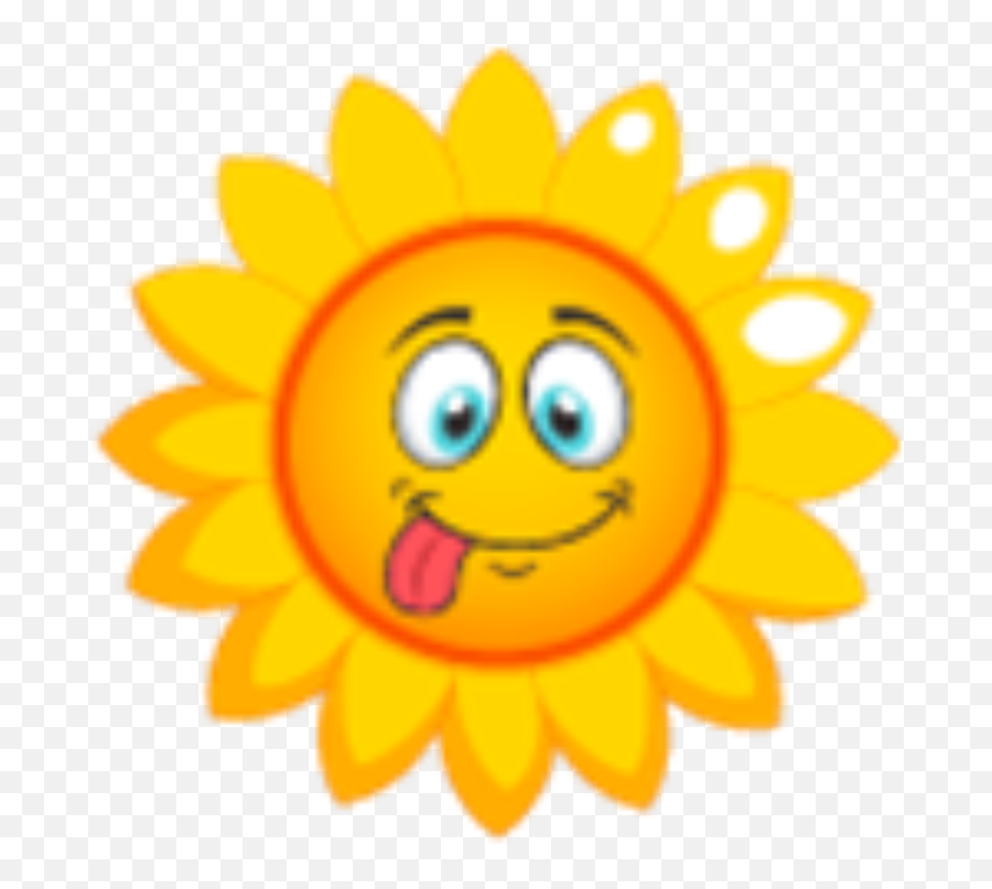 Sunflower Emoji Free Twitch Emotes,Tongue Out Emoji Png